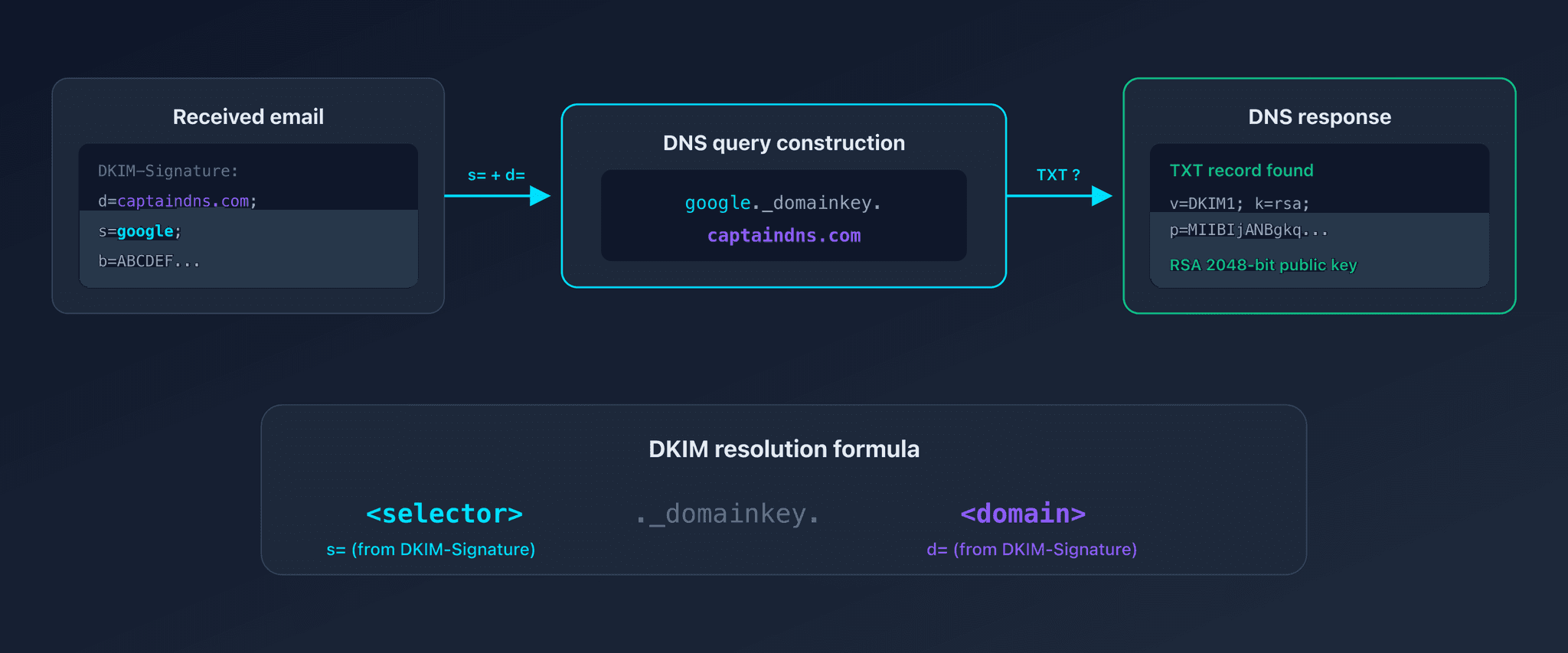 How to Find Your DKIM Selector: 4 Methods | CaptainDNS