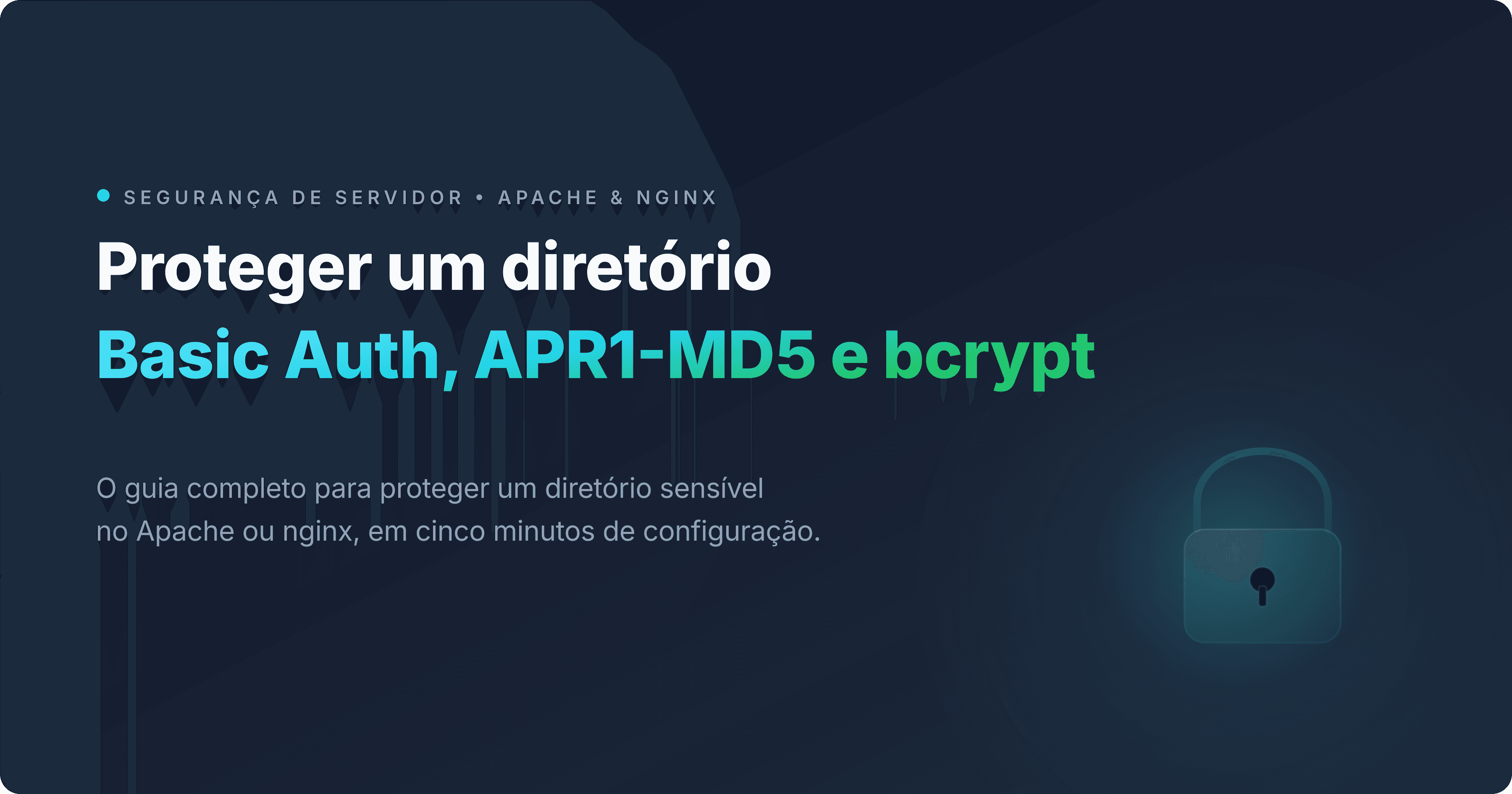 Diagrama do diálogo HTTP Basic Auth entre um navegador e um servidor Apache ou nginx protegido por senha